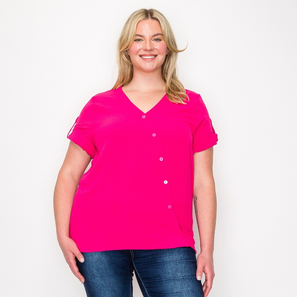 B-10002，Print top，Plus Size ，Curve Size，Brand new